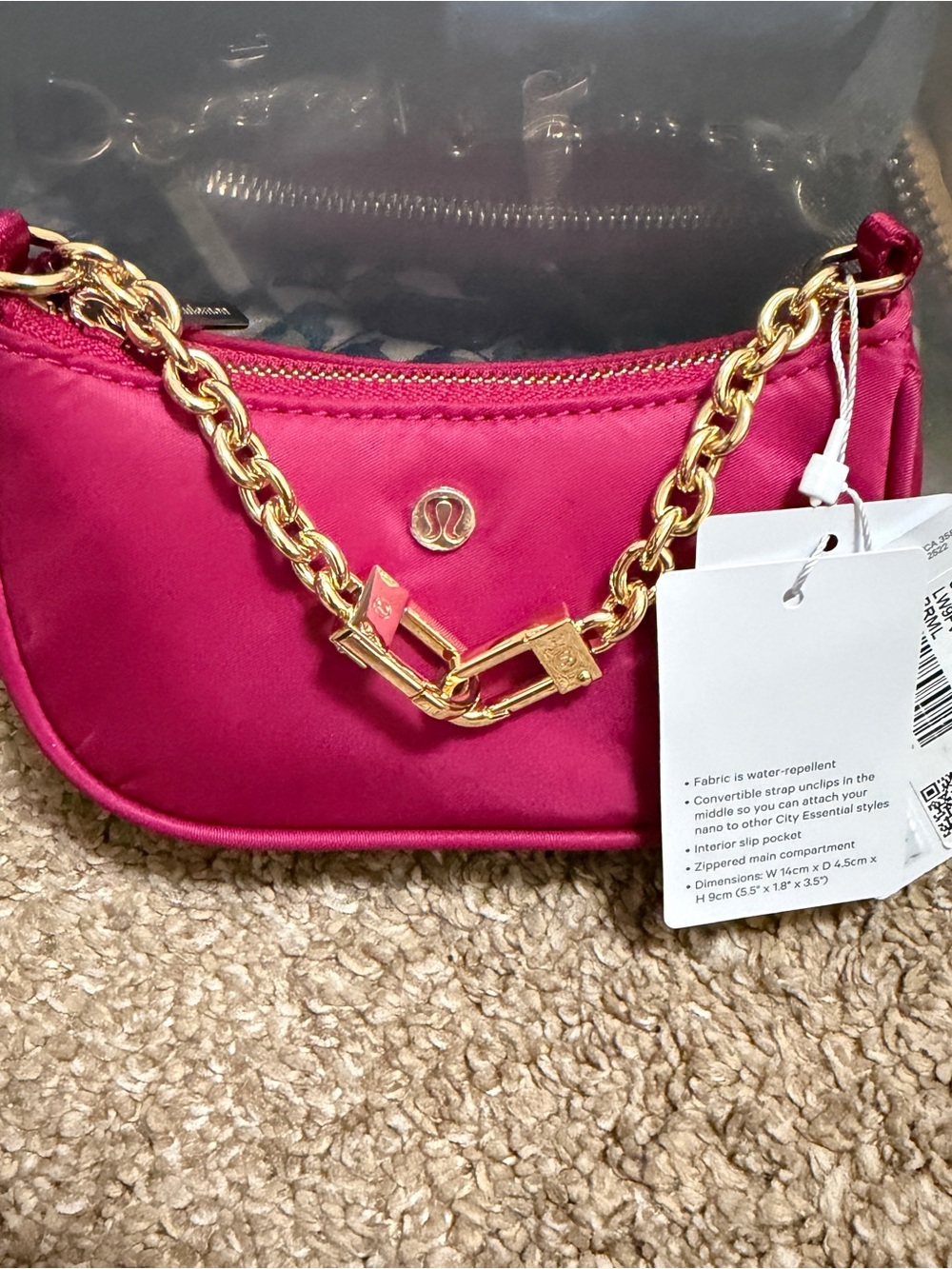 lululemon athletica Mini Chain-Handle Shoulder Bag - Fuchsia